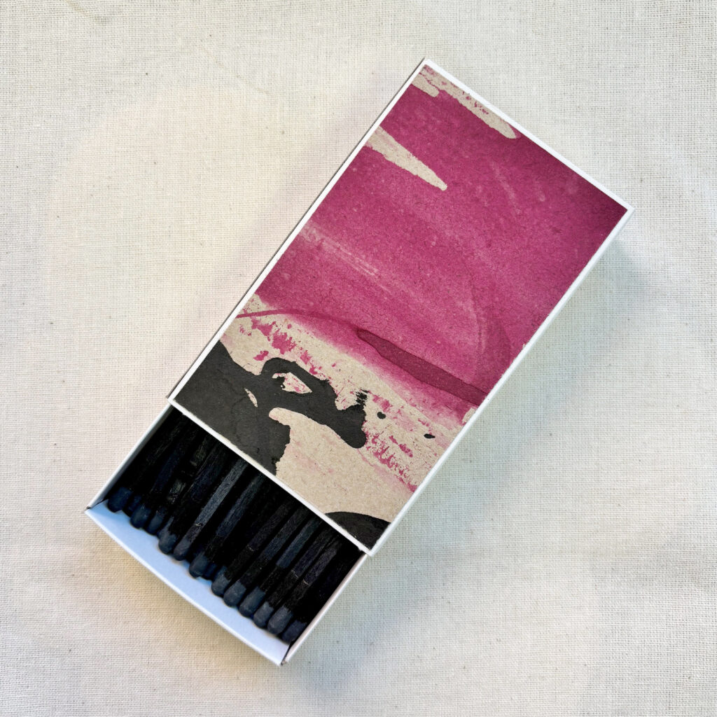 Unik tändsticksask Salt design